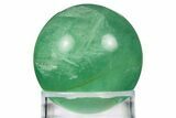 Polished Green Fluorite Sphere - China #319728-1